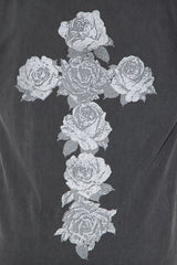Count Your Blessings Washed Tee - Black Wash