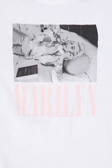 Marilyn Monroe The One & Only Oversized Tee - White