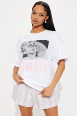 Marilyn Monroe The One & Only Oversized Tee - White