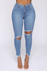 Well Played Jeans - Medium Blue Wash
