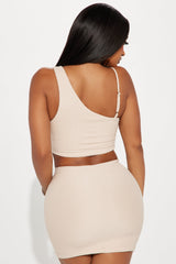 Summer Feeling Skirt Set - Oatmeal