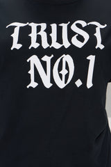 Trust No. 1 Oversized Tee - Black