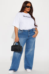 His Angel Oversized Tee - White