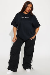 His Devil Oversized Tee - Black