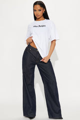 His Angel Oversized Tee - White