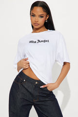 His Angel Oversized Tee - White
