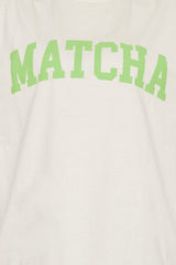 In My Matcha Era Oversized Tee - Natural
