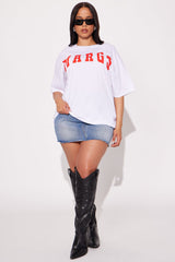 Send MARGS Oversized Tee - White