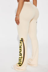 Von Dutch Fiery Heart Flared Pant - Off White