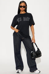 90's Baby Oversized Tee - Black