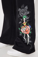 Ed Hardy Swallow Bird Sweatpant - Black
