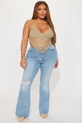 Then And Now Flare Jeans - Light Wash