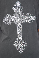 God's Plan Over Mine Washed Tee - Black Wash