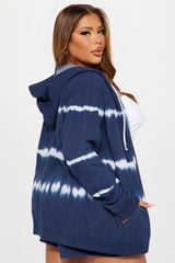 Alana Tie Dye Short Set - Navy/combo