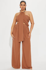 Under The Sun Pant Set - Mocha