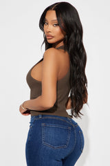 Howdy Love Ya'll Tank Top - Chocolate