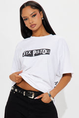 Sex Pistols Oversized Tee - White