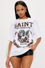 Saint Chosen One Oversized Tee - White
