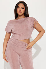 Date Night Capri Set - Mauve