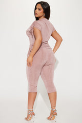 Date Night Capri Set - Mauve