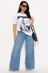 Lost Your Chance Oversized Tee - White