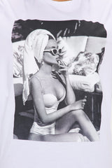 Lost Your Chance Oversized Tee - White