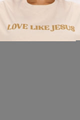 Trust In The Lord Oversized Tee - Sand