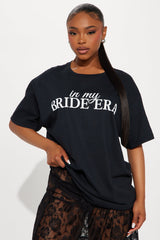 In My Bride Era Oversized Tee - Black