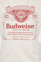 Vintage Budweiser Oversized Tee - Natural