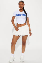 Boston Corset Tee - White