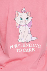 Marie Be Fur Real Graphic Tee - Pink