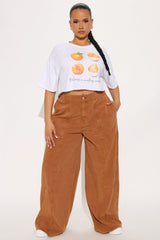 Peaches Market Cropped Tee - White