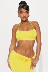 Sunset Views Maxi Skirt Set - Yellow