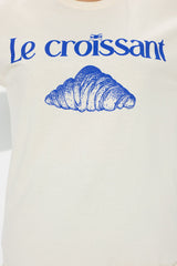 Le Croissant Oversized Tee - Natural