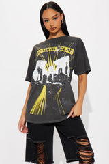 Wutang Clan City Washed Oversized Tee - Black