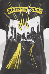 Wutang Clan City Washed Oversized Tee - Black