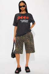 DARE Washed Oversized Tee - Black