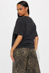 DARE Washed Oversized Tee - Black