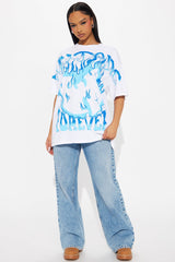 Wutang Forever Oversized Tee - White