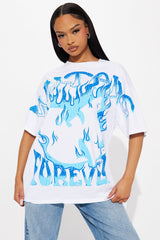 Wutang Forever Oversized Tee - White
