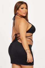 Problem Maker Skirt Set - Black