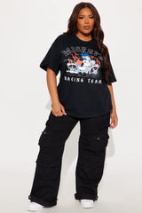 Mickey's Moto Racing Team Oversized Tee - Black