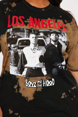 Boyz N The Hood Downtown LA Tie Dye Tee - Black/combo