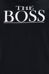 The Boss Oversized Tee - Black