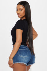 Bad Girls Baby Tee - Black