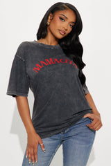 Call Me Mamacita Washed Tee - Black