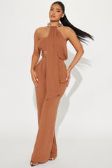 Under The Sun Pant Set - Mocha