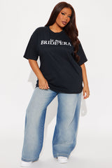 In My Bride Era Oversized Tee - Black