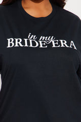 In My Bride Era Oversized Tee - Black