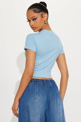 Laguna Beach Baby Tee - Light Blue
